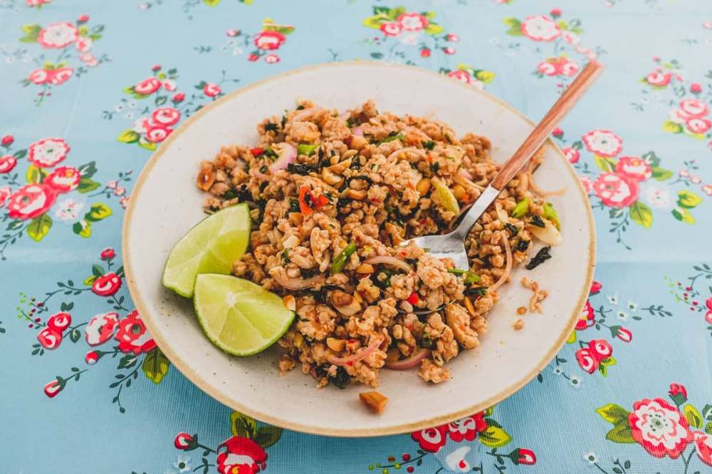 disque de larb au Laos